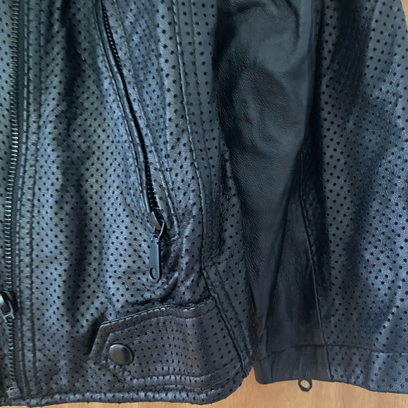Rebecca Minkoff Women Black Leather Jacket - Picture 4 of 8